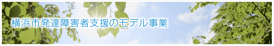 横浜市発達障害者支援のモデル事業